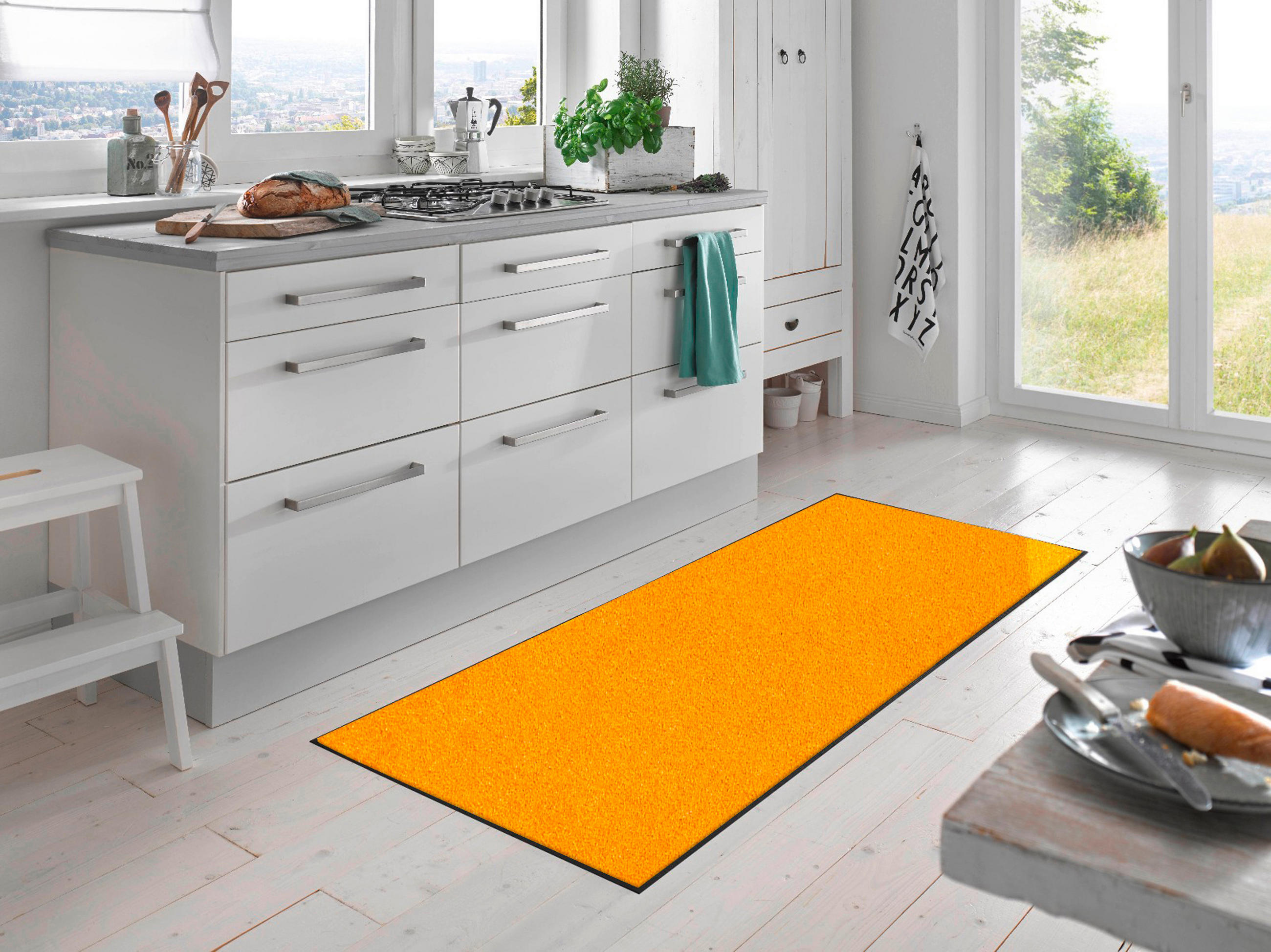 TRAVERSĂ - miere, Konventionell, plastic (75/190cm) - wash+dry