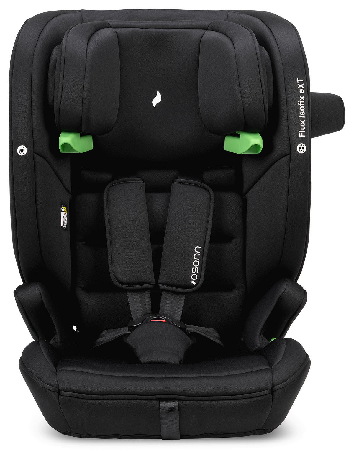 KINDERAUTOSITZ Flux Isofix eXT  - Schwarz, Basics, Textil (47/44/61,5cm) - Osann