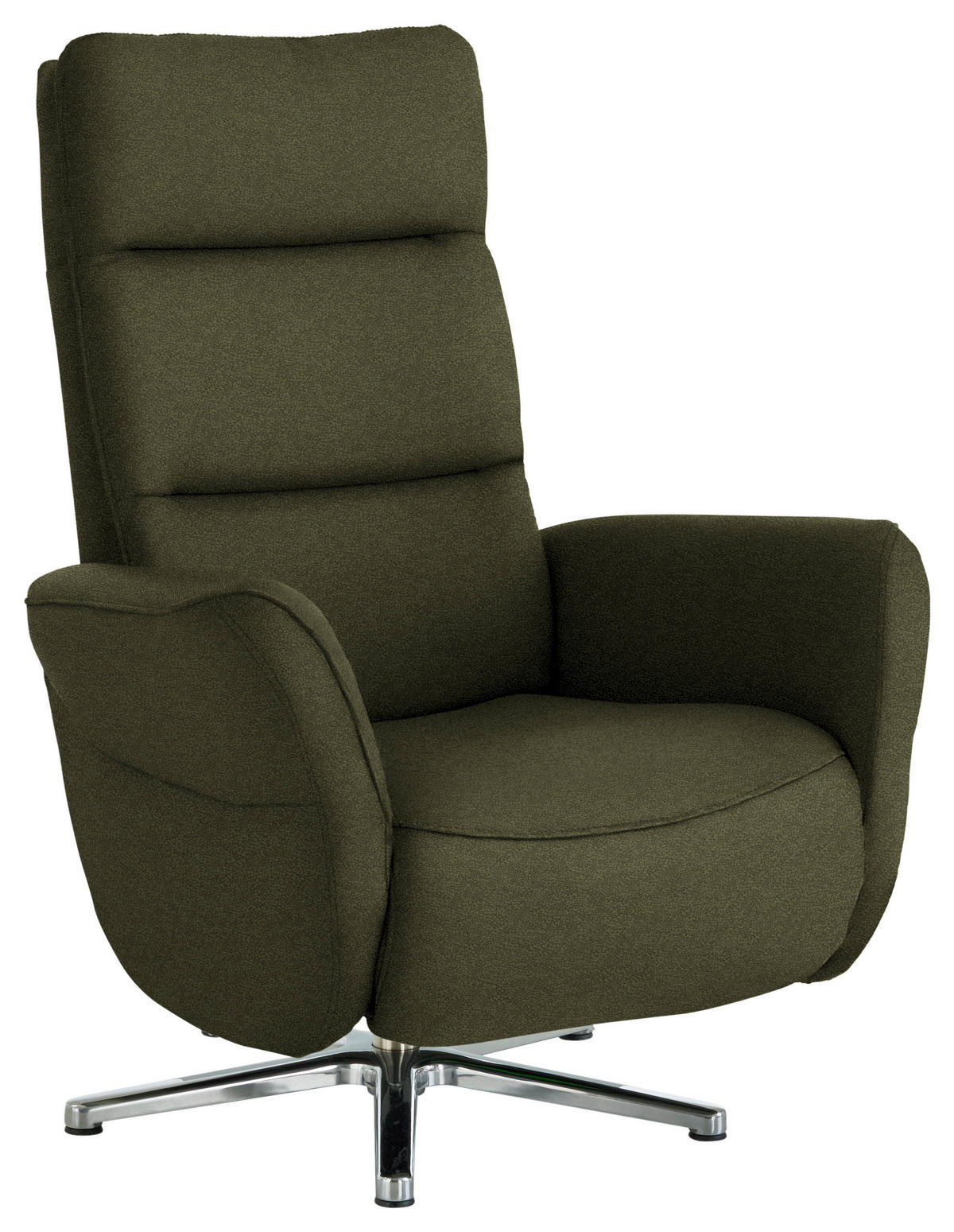 RELAXSESSEL Textil Grün  - Chromfarben/Grün, Design, Textil/Metall (78/113/83cm) - Beldomo Speed