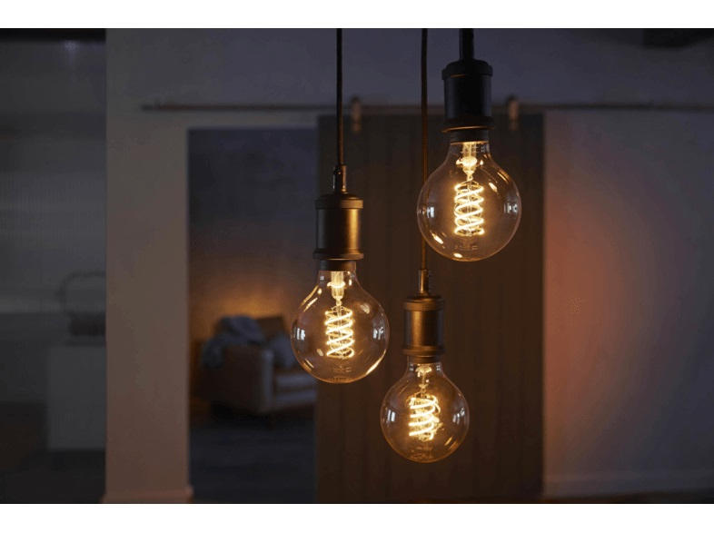 LED-LEUCHTMITTEL   E27 7 W 550 lm  - Transparent, Basics, Glas (9,5/15/9,5cm) - Philips HUE