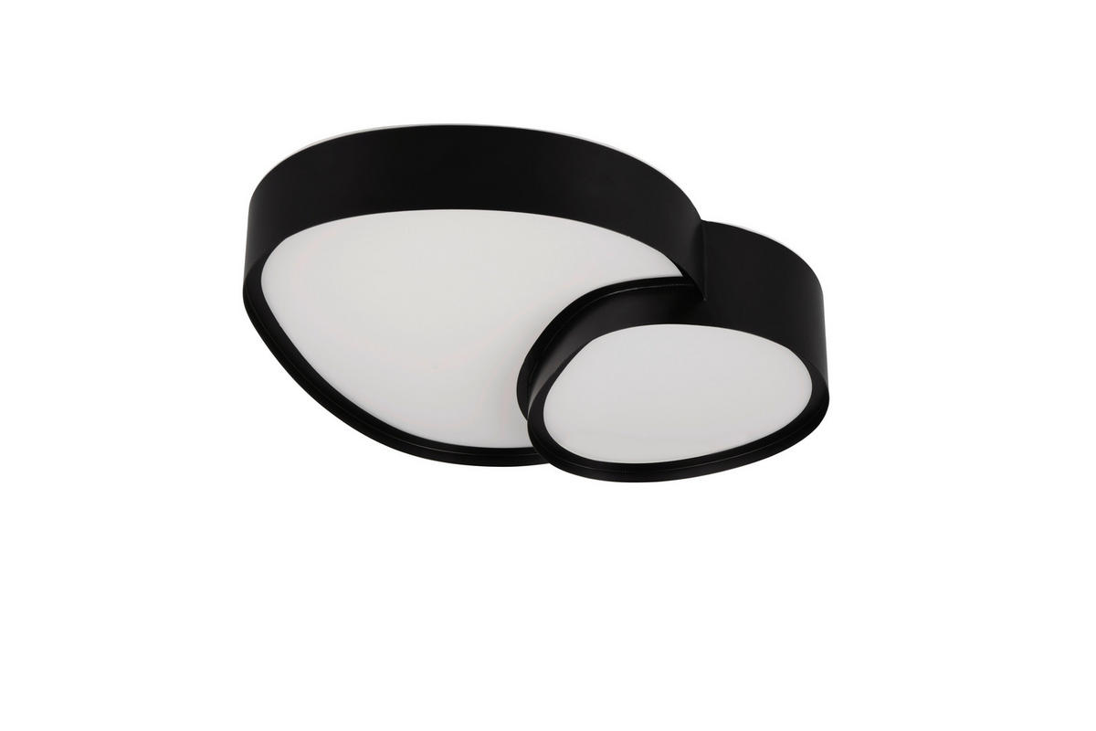 STROPNÉ LED SVIETIDLO, 43,5/11,5/36 cm - čierna, Design, kov (43,5/11,5/36cm) - Trio Leuchten