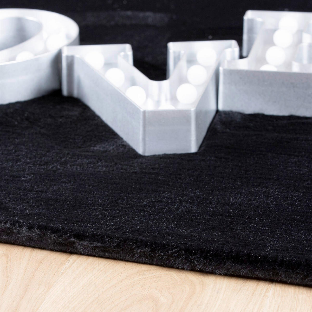 FLACHWEBETEPPICH 120/170 cm Schwarz  - Schwarz, Basics, Textil (120/170cm) - Kayoom