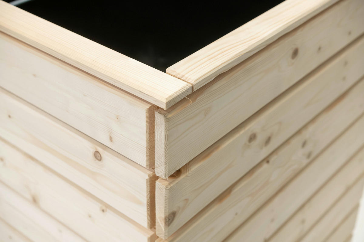 VYVÝŠENÝ ZÁHON   - farba smreka, Basics, drevo (70/90/130cm)