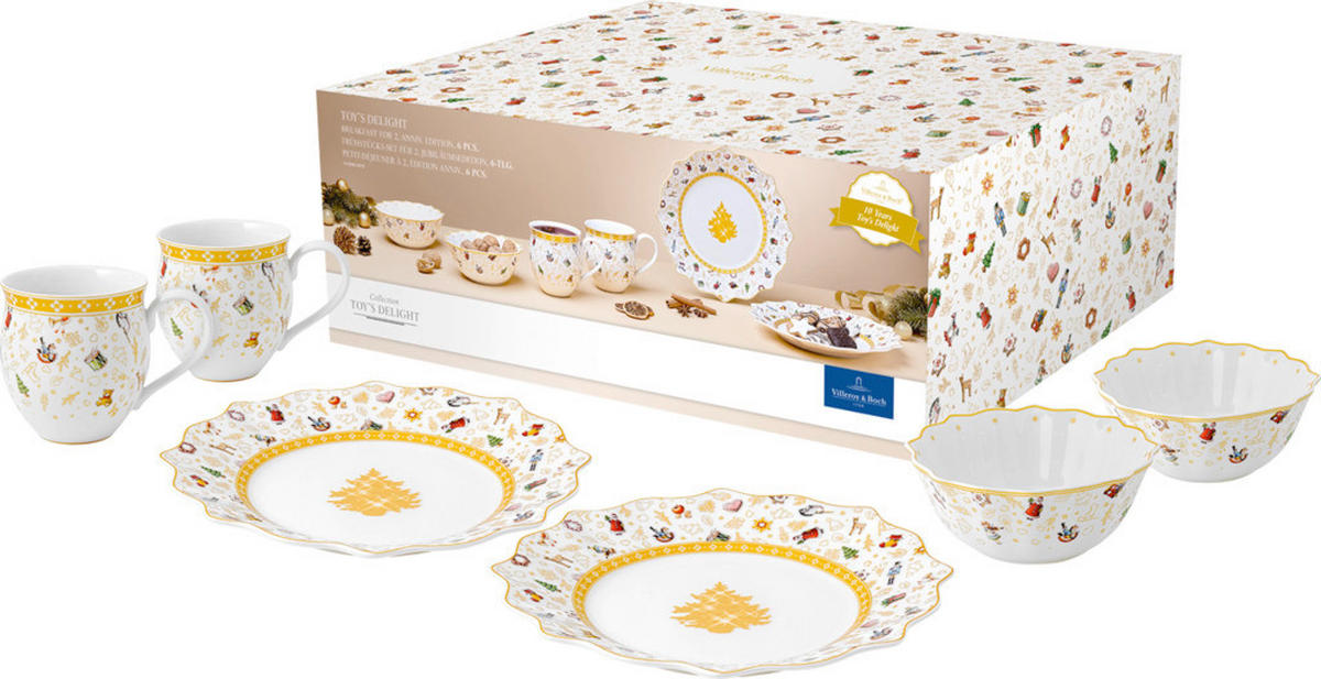SERVIS ZA ZAJTRK - Basics, keramika (35/25/14cm) - Villeroy & Boch