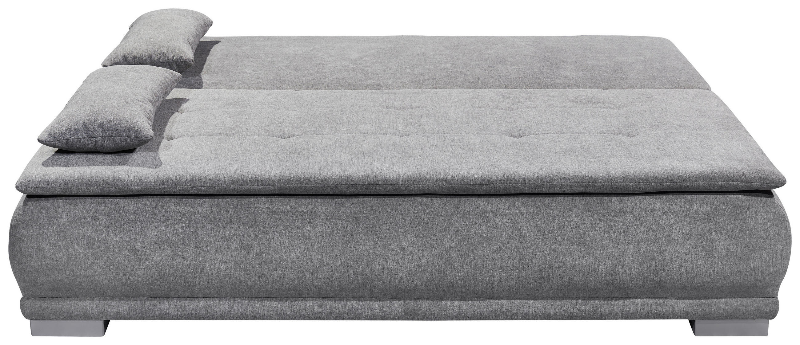 Thumbnail - Mid.you Schlafsofa, Silber, Textil, Uni, Füllung: Polyester, 208x93x105 cm, Rücken echt, Wohnzimmer, Sofas & Couches, Sc...