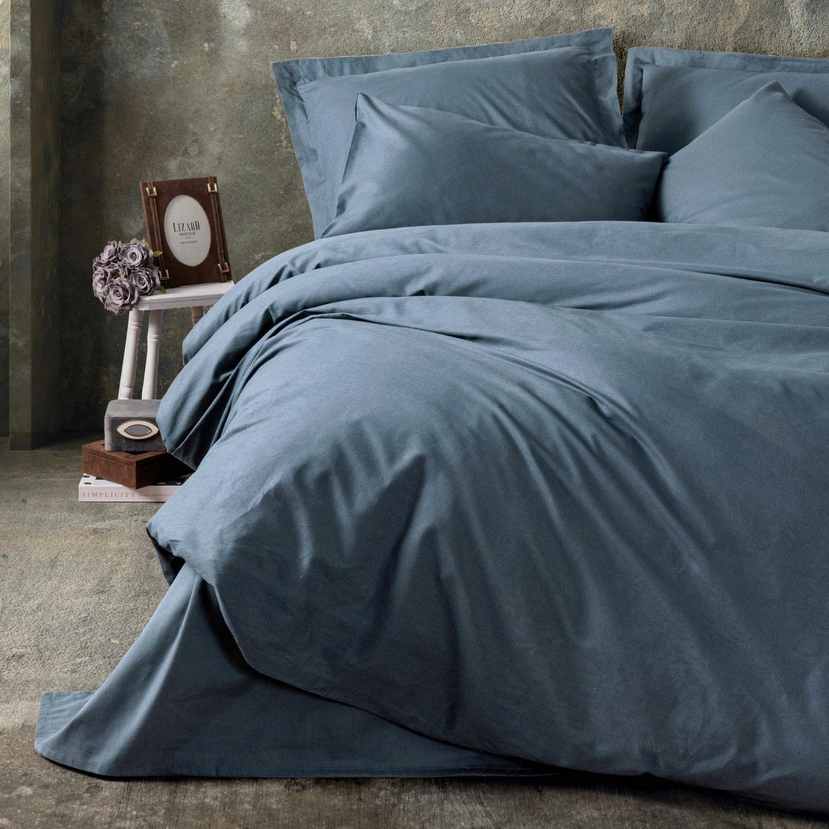 BETTWÄSCHE Renforcé 135/200 cm  - Anthrazit, Basics, Textil (135/200cm)