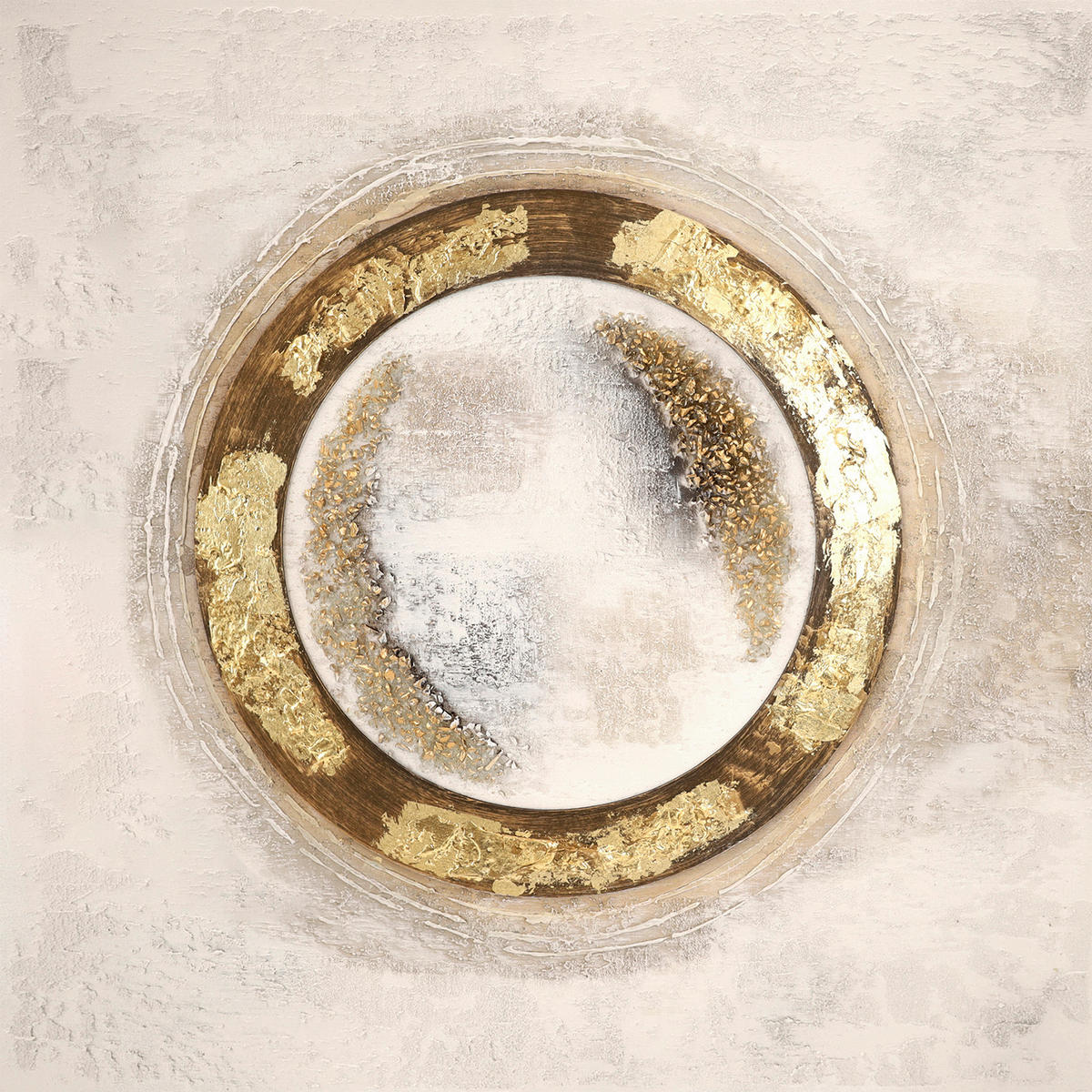 OLAJFESTMÉNY 85/85 cm  - többszínű, Design, faalapú anyag/textil (85/85cm) - Monee