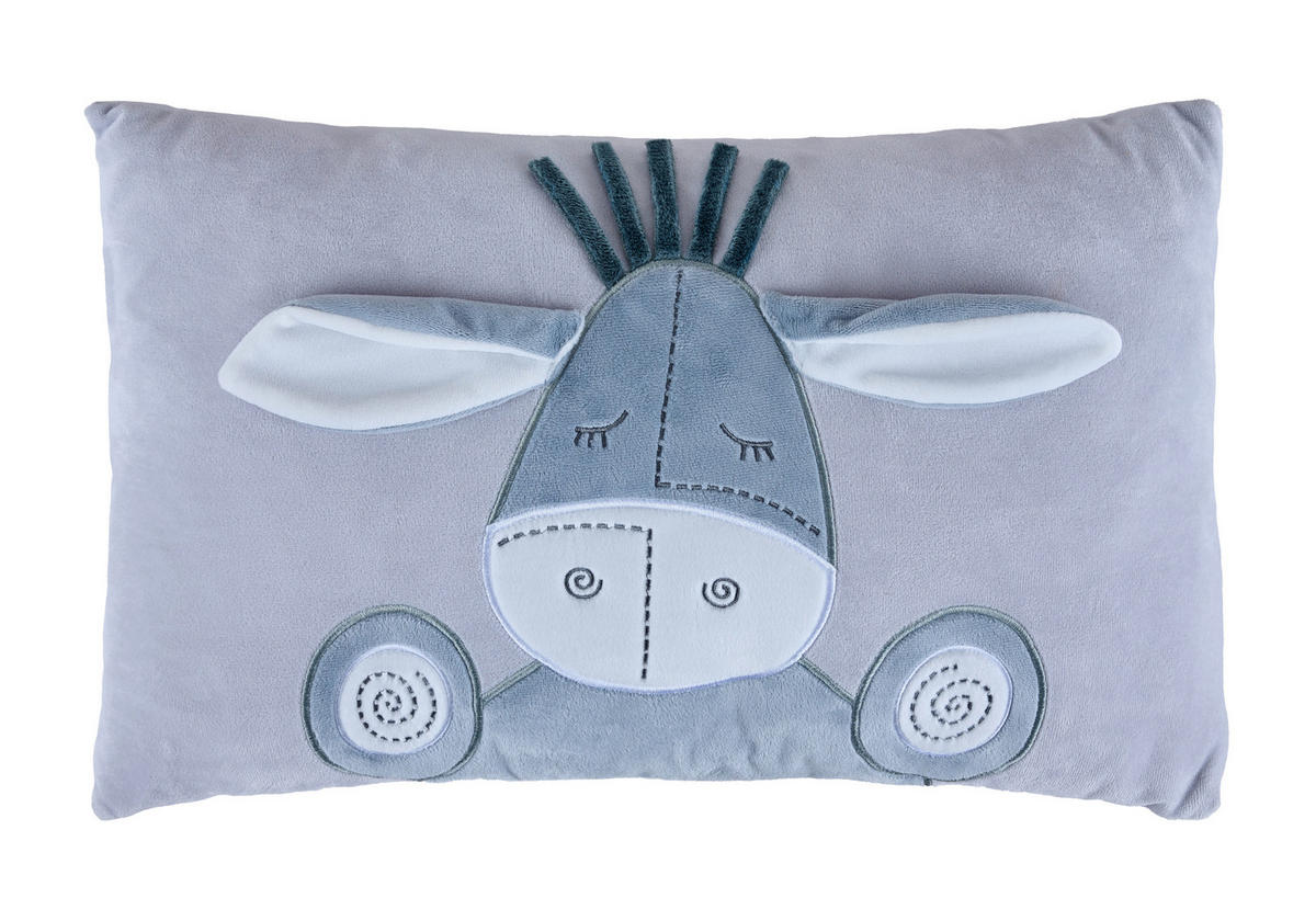 POLŠTÁŘ PRO MIMINKO, 30/50 cm - šedá/světle šedá, Basics, textil (30/50cm) - Patinio