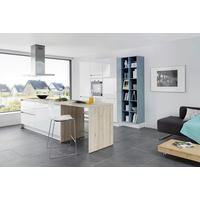 EINBAUKÜCHE FOCUS  - Weiß, Design, Holzwerkstoff - Nobilia