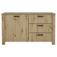 SIDEBOARD  in 140/84/40 cm  - Schwarz/Eiche Artisan, Design, Holzwerkstoff/Kunststoff (140/84/40cm) - MID.YOU