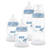 FLÄSCHCHENSET First Choice 4-teilig  - Pastellblau, Basics, Kunststoff (13/13/18,7cm) - NUK