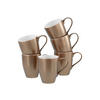 KAFFEEBECHER Golden Days Weiss  300 ml   - Goldfarben/Weiß, Basics, Keramik - Creatable