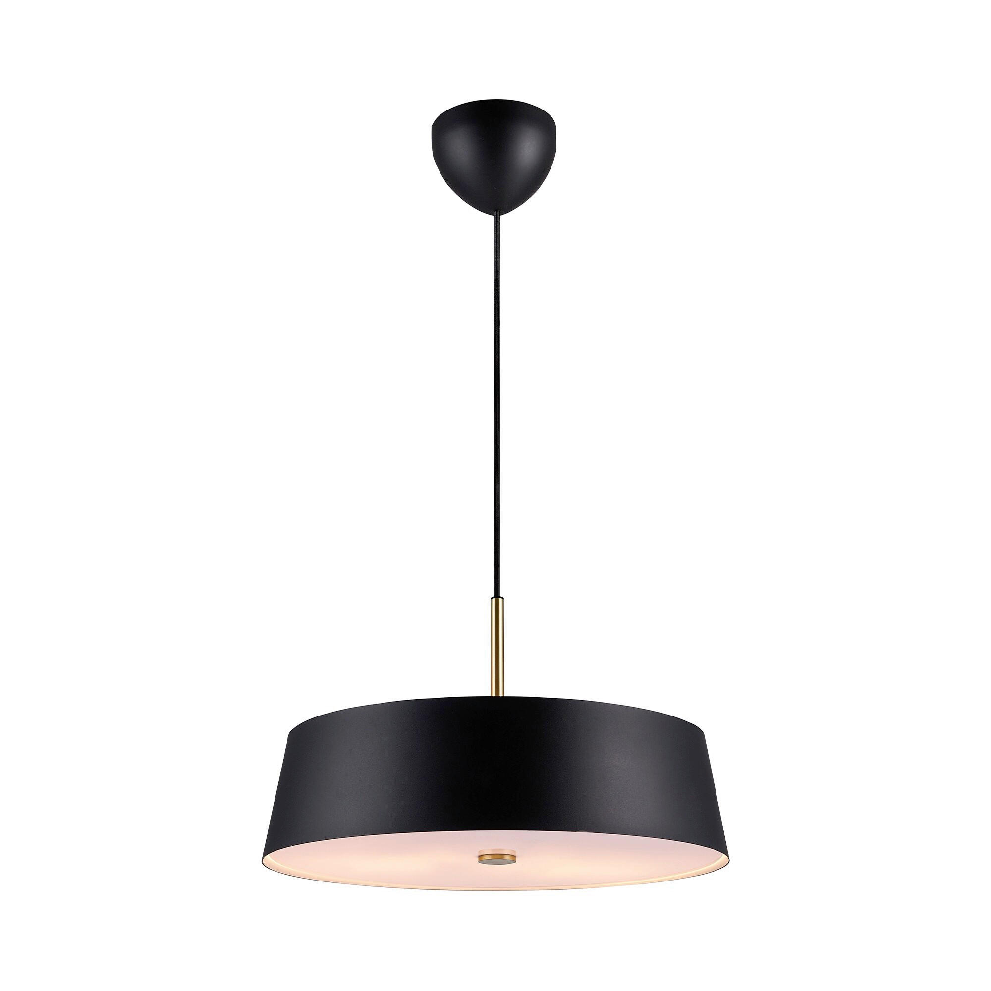 PENDELLEUCHTE Clasi 26.5/45/45 cm  - Schwarz, Design, Metall (26.5/45/45cm) - Nordlux