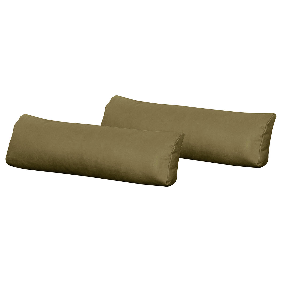2-SITZER-SOFA  in Echtleder Olivgrün   - Beige/Schwarz, Design, Leder/Kunststoff (240/85/123cm) - Livetastic