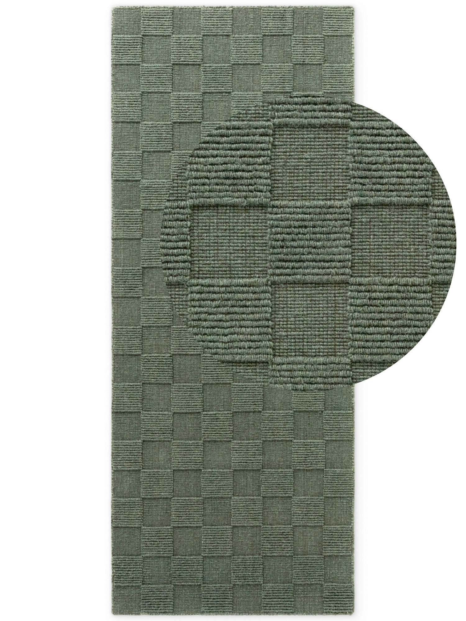 Villeroy & Boch Läufer Kollektion 1766 Waldgrün 80x200 cm
