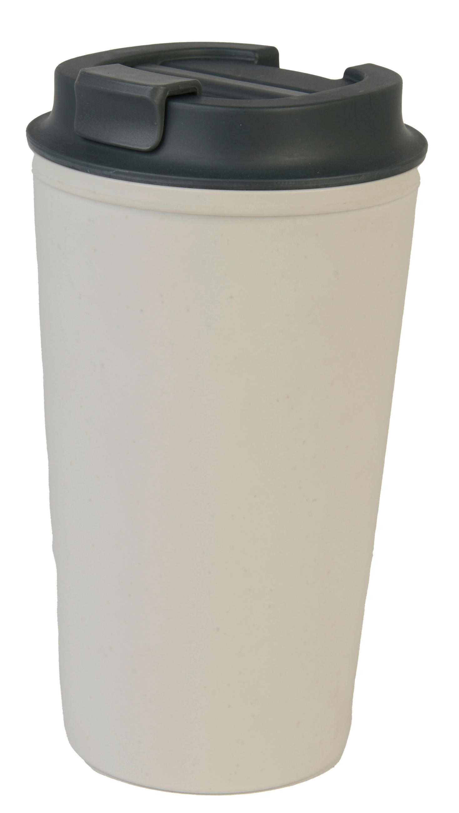 COFFEE-TO-GO-BECHER 0.4 l  - Weiß, Basics, Naturmaterialien/Kunststoff (9/16,3cm) - Homeware Profession.