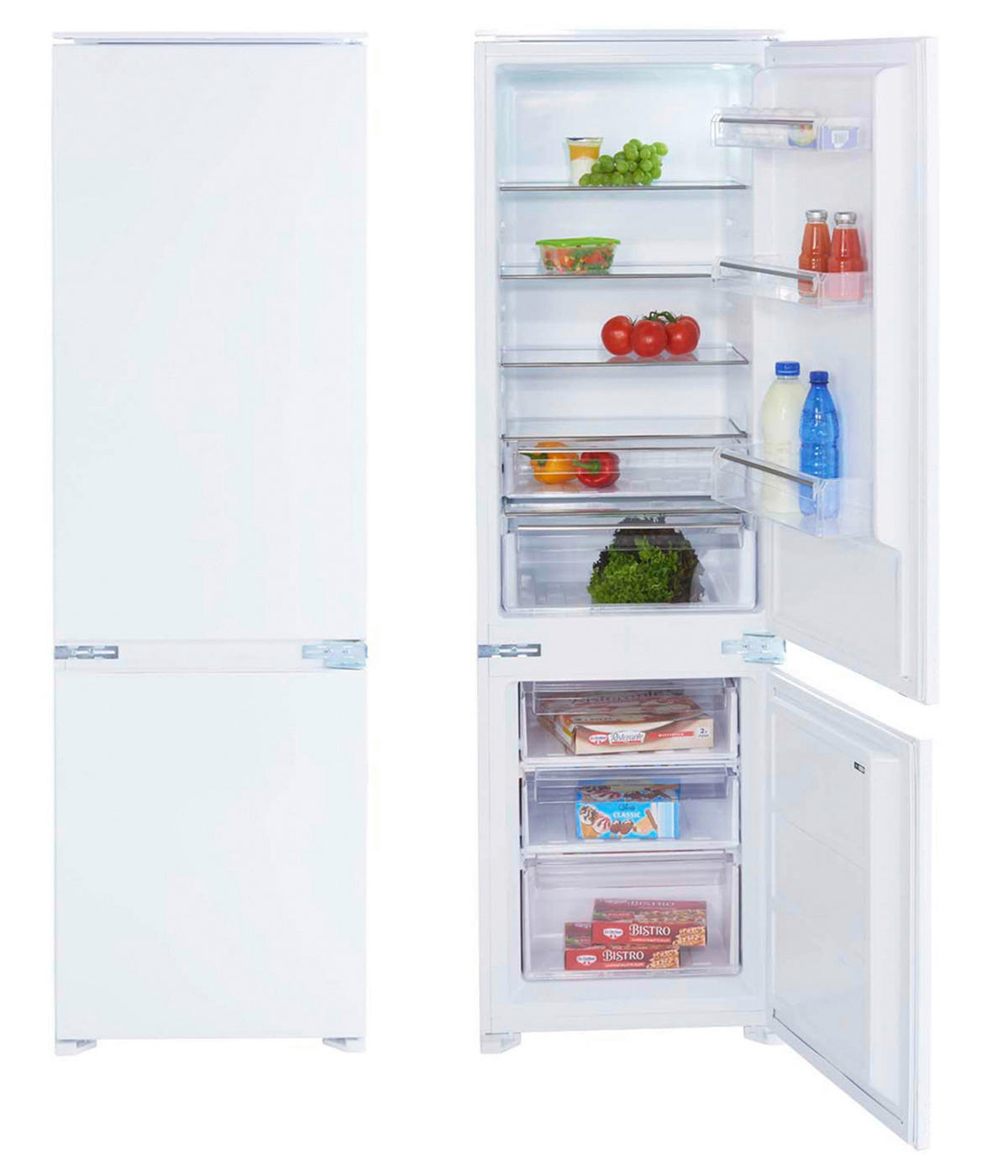 ECKKÜCHE 310/175 cm  in Weiß  - Eichefarben/Schwarz, Design, Holzwerkstoff/Kunststoff (310/175cm) - MID.YOU