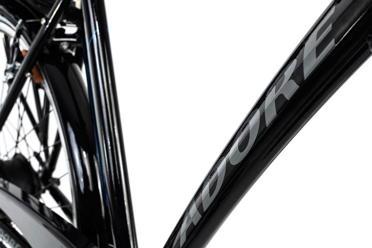 ELEKTROFAHRRAD ALU-CITY HERREN ADORE 113E 28 Zoll  - Schwarz, MODERN, Metall