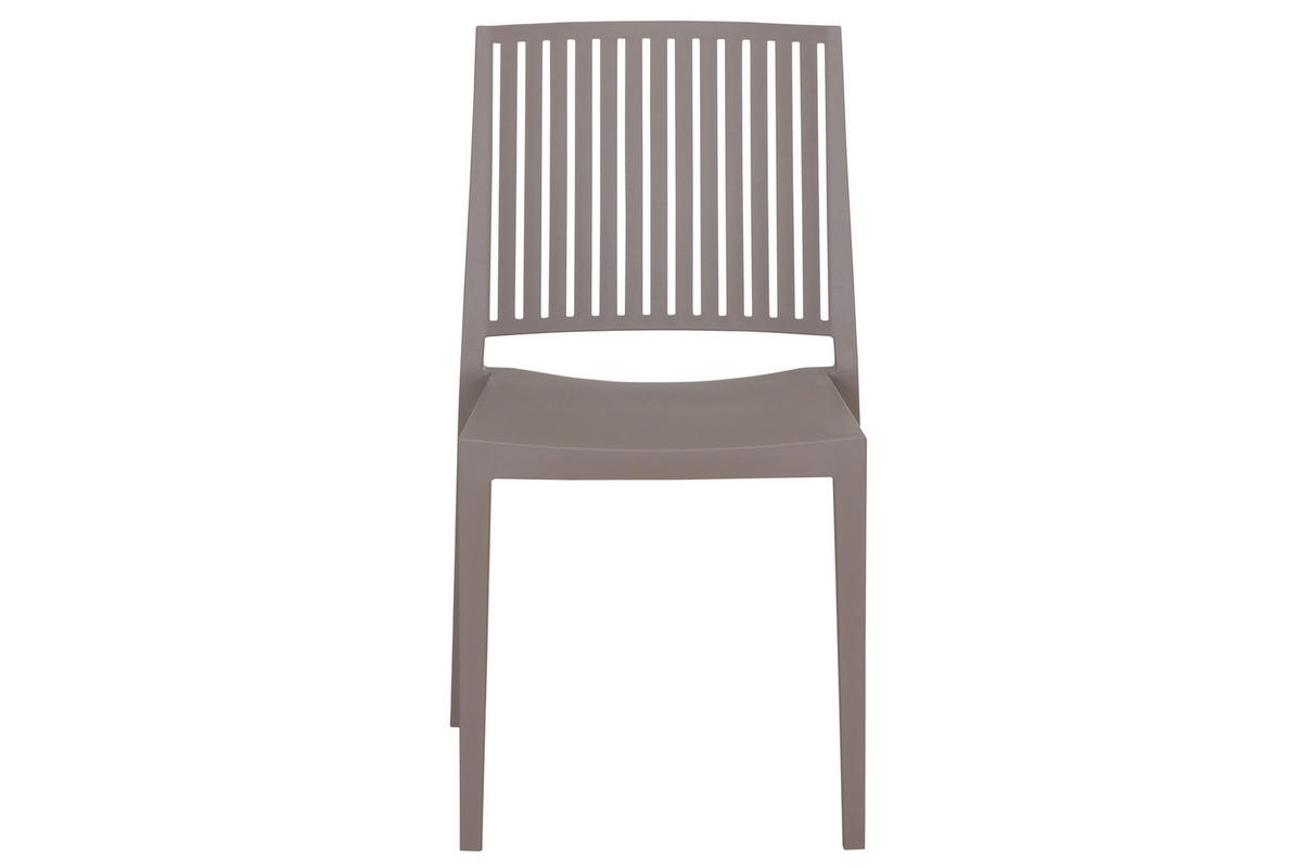 GARTENGARNITUR 5-teilig Stahl  - Taupe/Anthrazit, Basics, Kunststoff/Metall (80/80/80cm) - Siena Garden