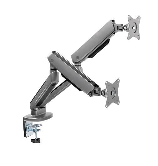 MONITOR-HALTERUNG Metall, Kunststoff Dunkelgrau  - Dunkelgrau, Design, Kunststoff/Metall (105/62,2/15,2cm) - Boxxx