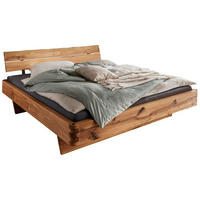BALKENBETT 140/200 cm  in Wildeiche  - Wildeiche, Natur, Holz (140/200cm) - Valnatura