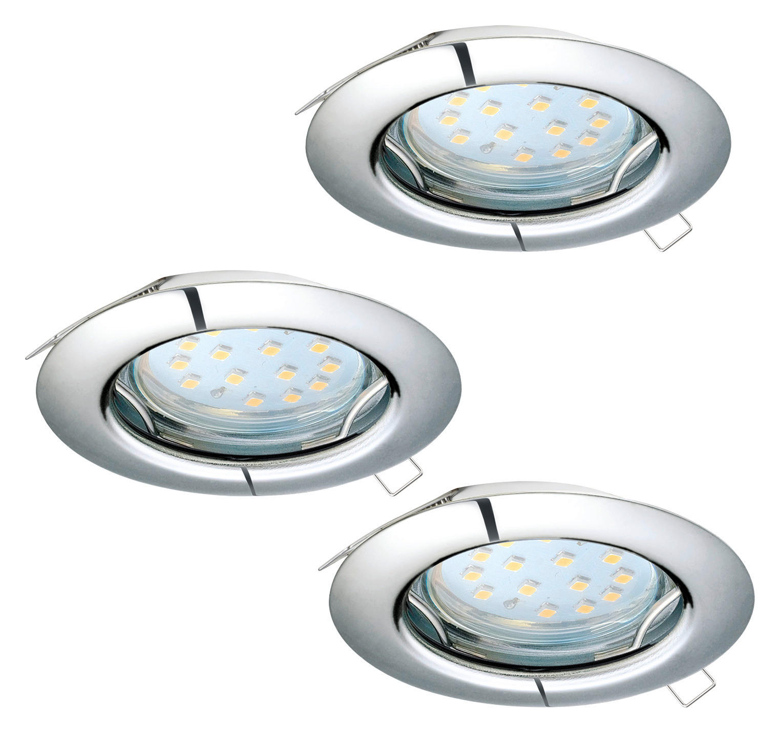SPOT CU LED bec LED  - culoare crom, Konventionell, metal (3X7,8cm)