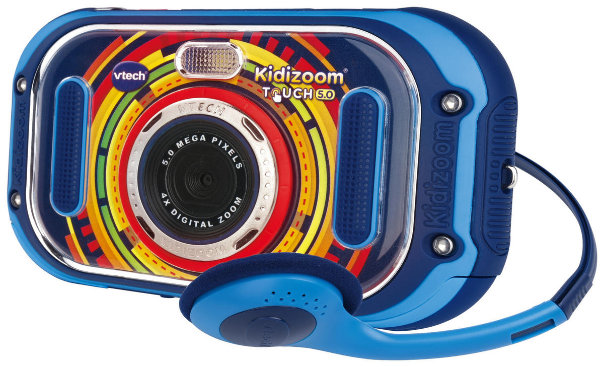KINDERKAMERA Kidizoom Touch 5.0  - Blau/Multicolor, Basics, Kunststoff (25,4/27,9/5,8cm) - Vtech