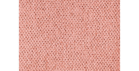 ECKSOFA in Webstoff Rosa  - Schwarz/Rosa, Design, Textil/Metall (184/284cm) - Dieter Knoll