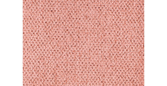 WOHNLANDSCHAFT Rosa Webstoff  - Schwarz/Rosa, Design, Textil/Metall (208/344/180cm) - Dieter Knoll