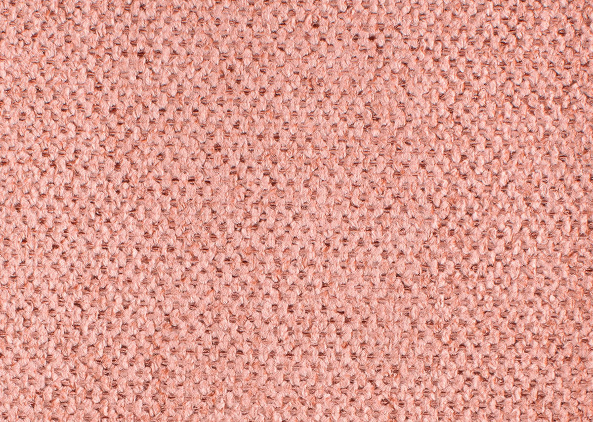ECKSOFA in Webstoff Rosa  - Schwarz/Rosa, Design, Textil/Metall (184/284cm) - Dieter Knoll
