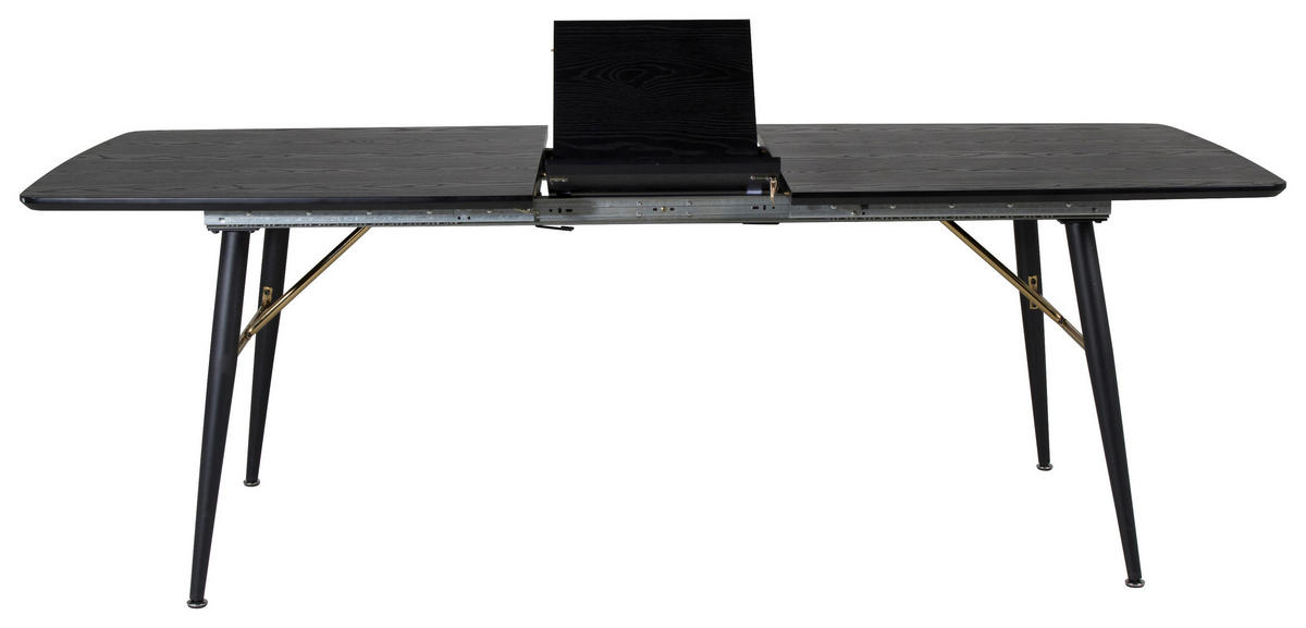 MATBORD i metall, trämaterial 180/85/75 cm   - svart, Design, metall/trämaterial (180/85/75cm) - Livetastic
