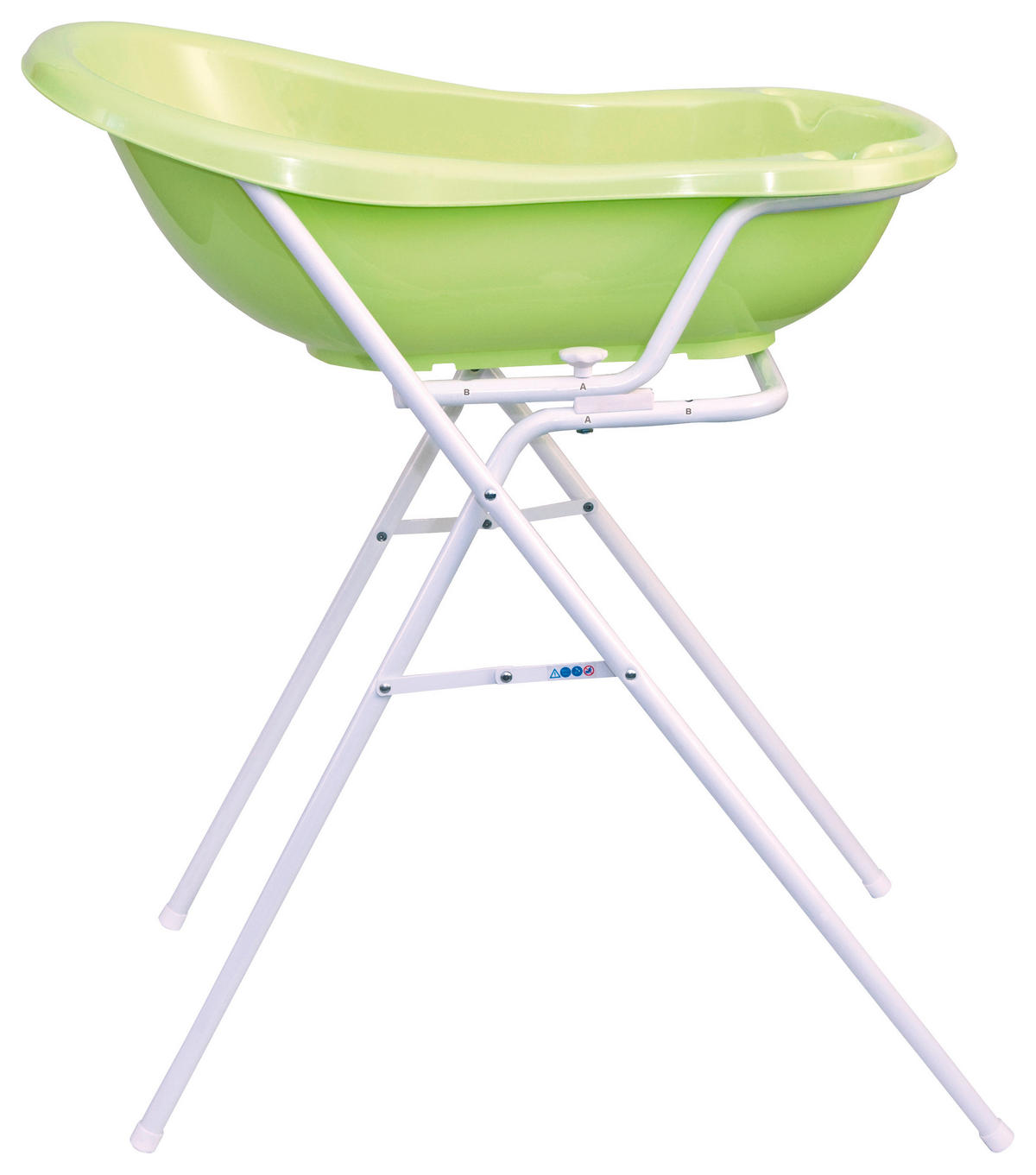 BADEWANNENSTÄNDER  - Weiß, Basics, Metall (98/64/95cm)