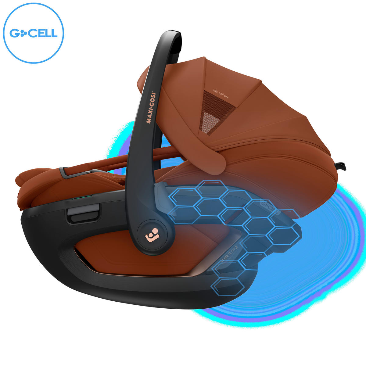 BABYSCHALE Coral Slide Pro  - Terracotta, Basics, Kunststoff/Textil (44/44,6/76cm) - Maxi-Cosi