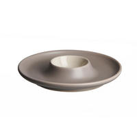 EIERBECHER JASPER Keramik  - Taupe/Weiß, Design, Keramik (12/12/3cm) - Ritzenhoff Breker