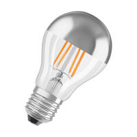 LED-LEUCHTMITTEL   E27 4 W 400 lm  - Silberfarben, Basics, Glas (6/10,5cm) - Osram