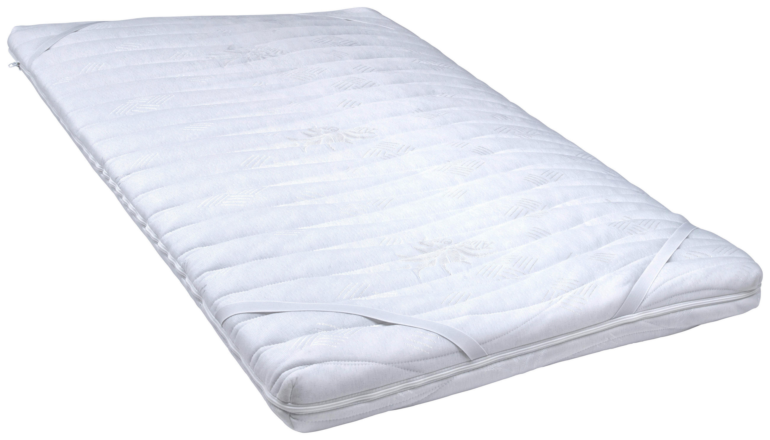 TOPPER 90/200 cm Höhe ca. 8 cm  - Weiß, KONVENTIONELL, Textil (90/200cm) - Sleeptex