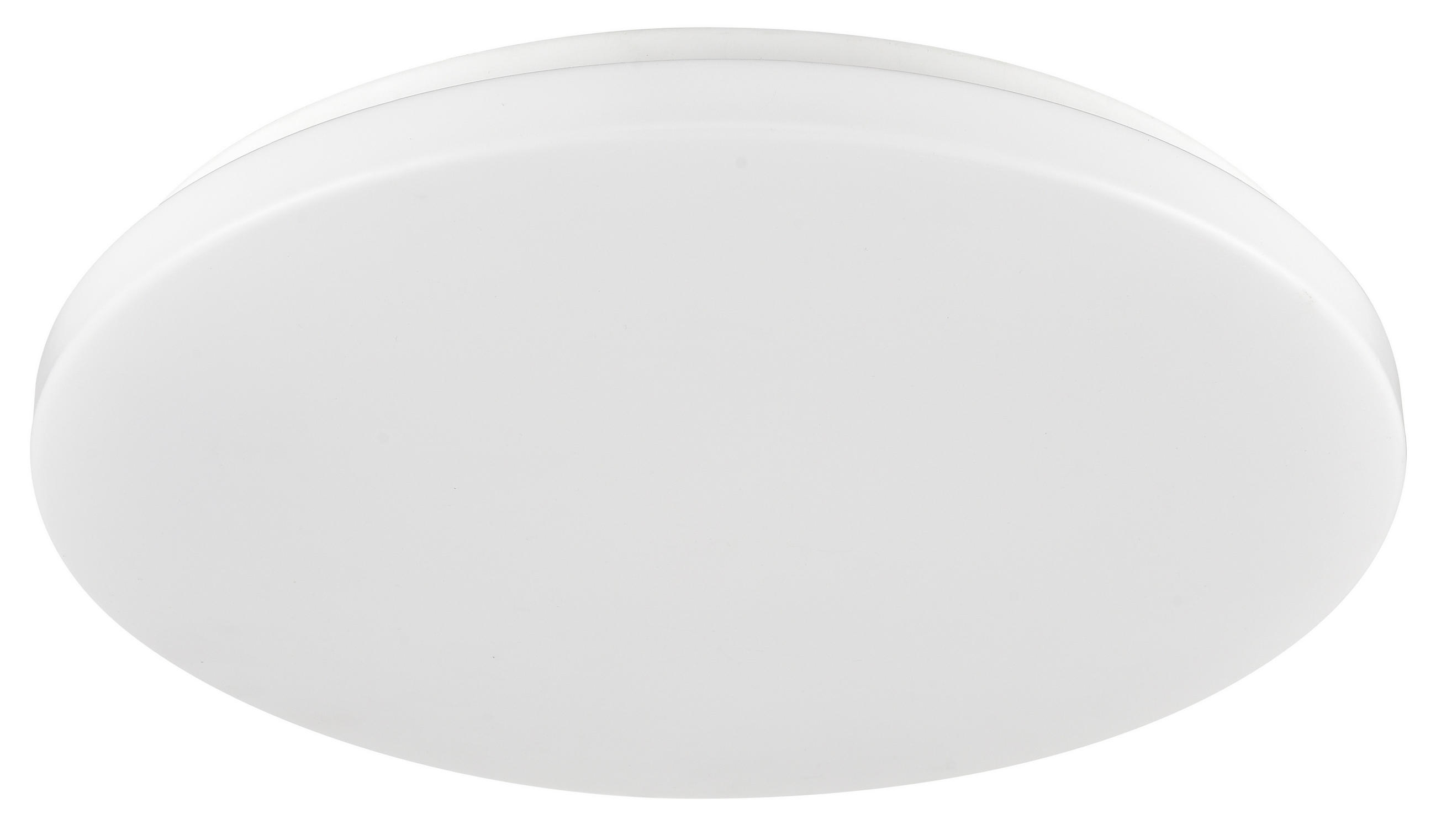 LED STROPNÁ LAMPA, 30/6,2 cm - biela, Basics, kov/plast (30/6,2cm) - Boxxx