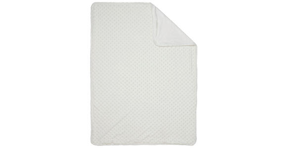 SCHMUSEDECKE Pom Pom 75/100 cm - Weiß, Basics, Textil (75/100cm) - My Baby Lou
