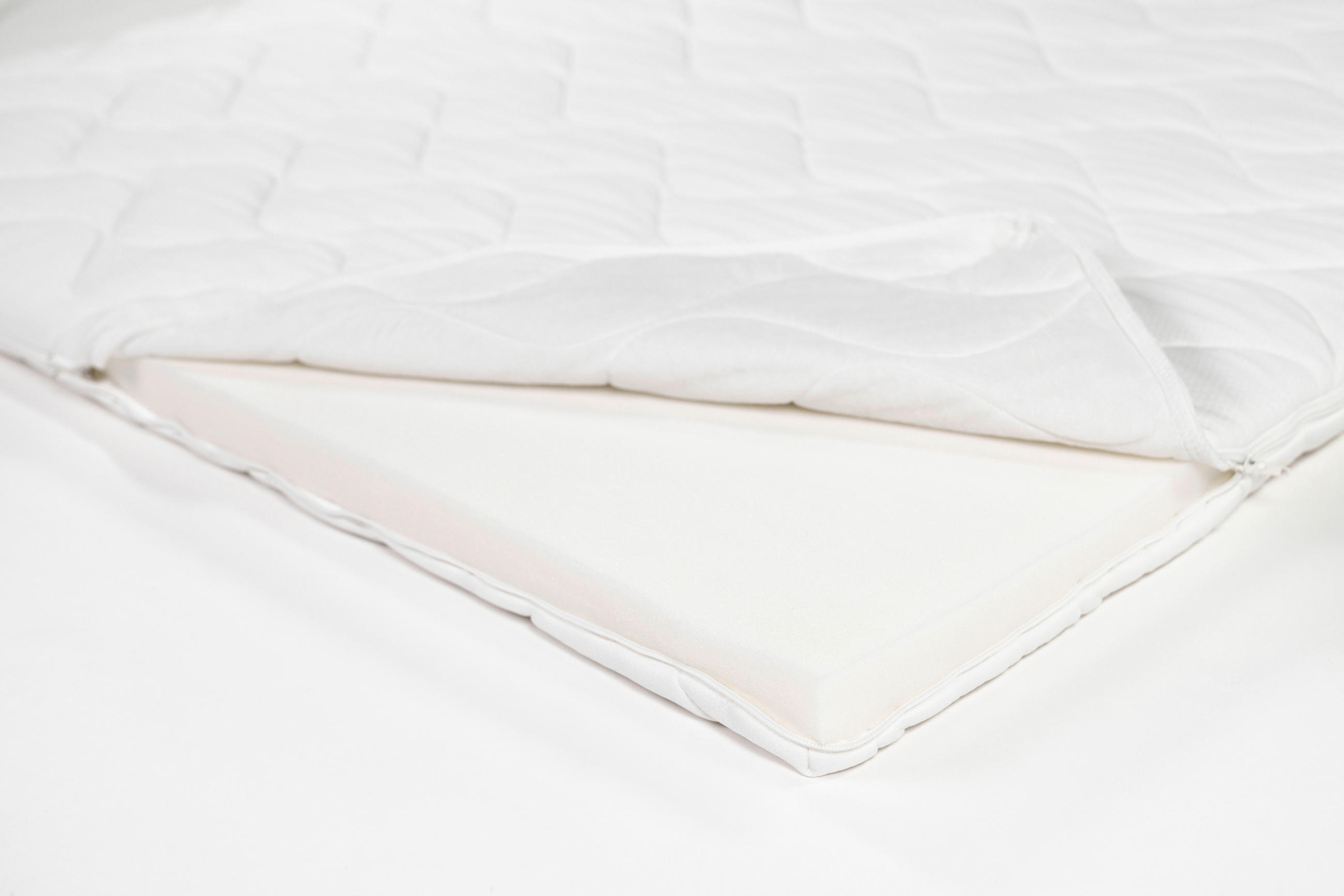 TOPPER 160/200 cm Höhe ca. 6 cm  - Weiß, MODERN, Textil (160/200cm) - Livetastic