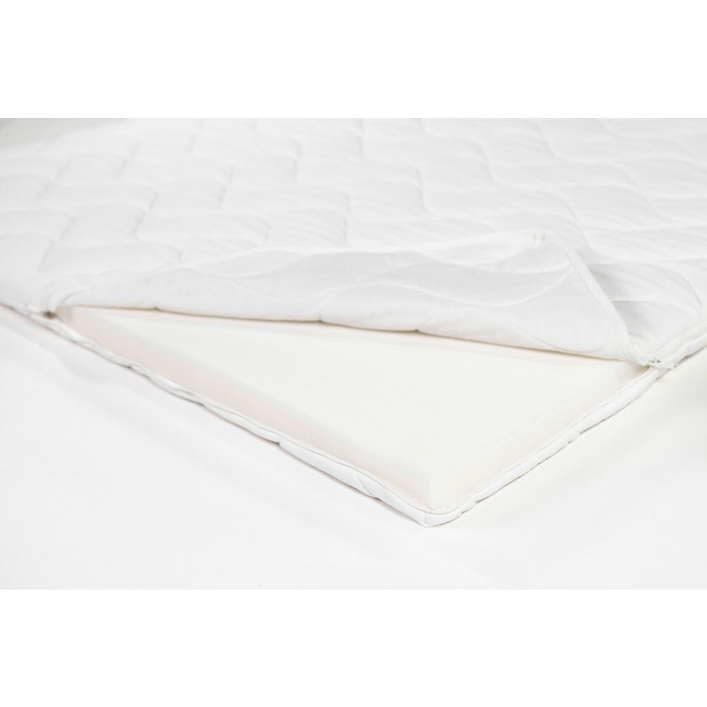 Thumbnail - Livetastic Topper, Weiß, Textil, Füllung: Polyurethan (Pur), 140x200 cm, Oeko-Tex® Standard 100, Bezug abnehmbar/waschba...