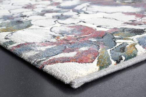Thumbnail - Novel Webteppich Catania, Mehrfarbig, Rosa, Weiß, Textil, Floral, rechteckig, 80x150 cm, Oeko-Tex® Standard 100, für Fuß...