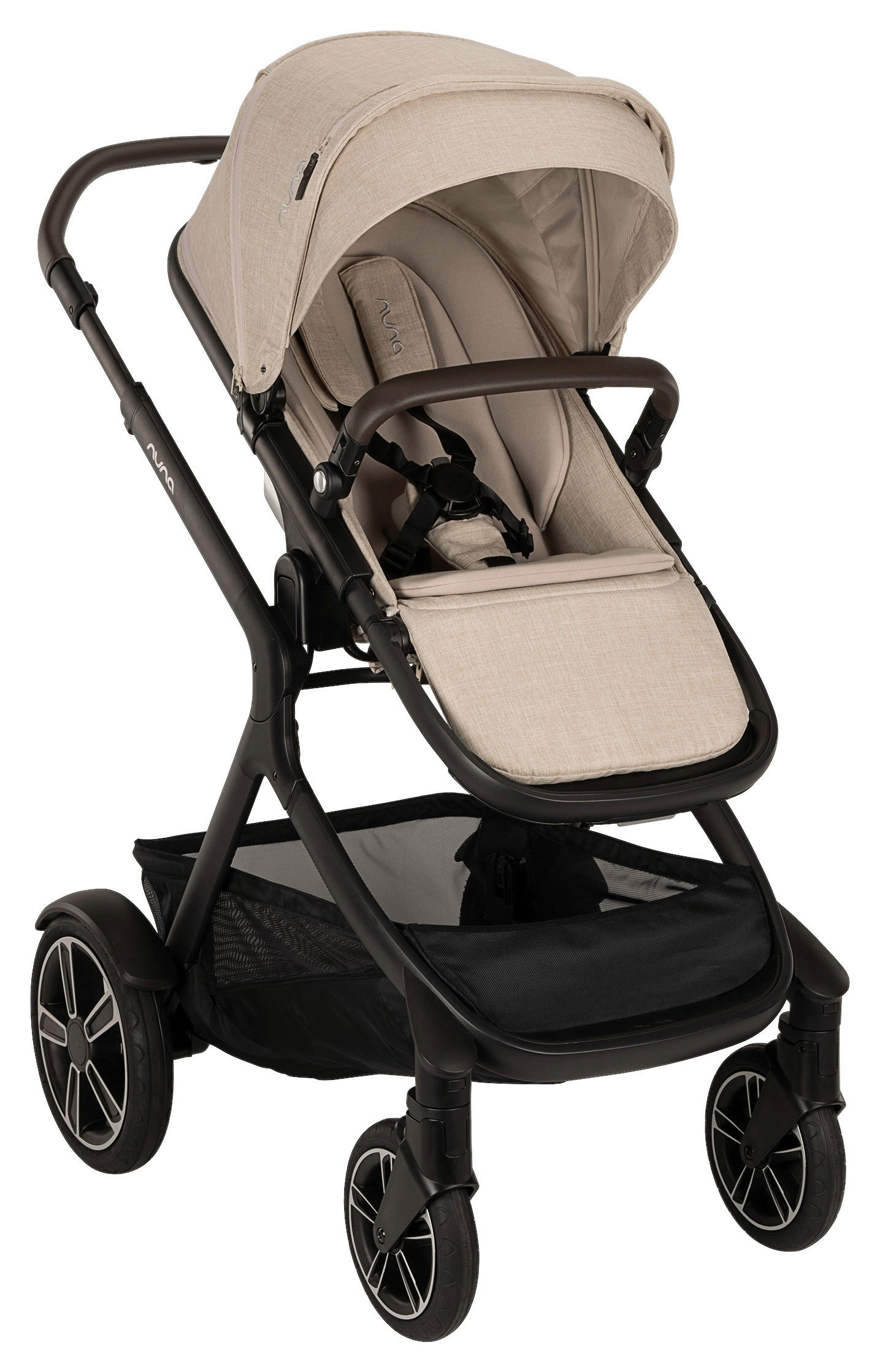 KOMBIKINDERWAGEN DEMI NEXT Demi Next  - Schwarz/Naturfarben, Basics, Textil/Metall (98/62/112cm) - Nuna