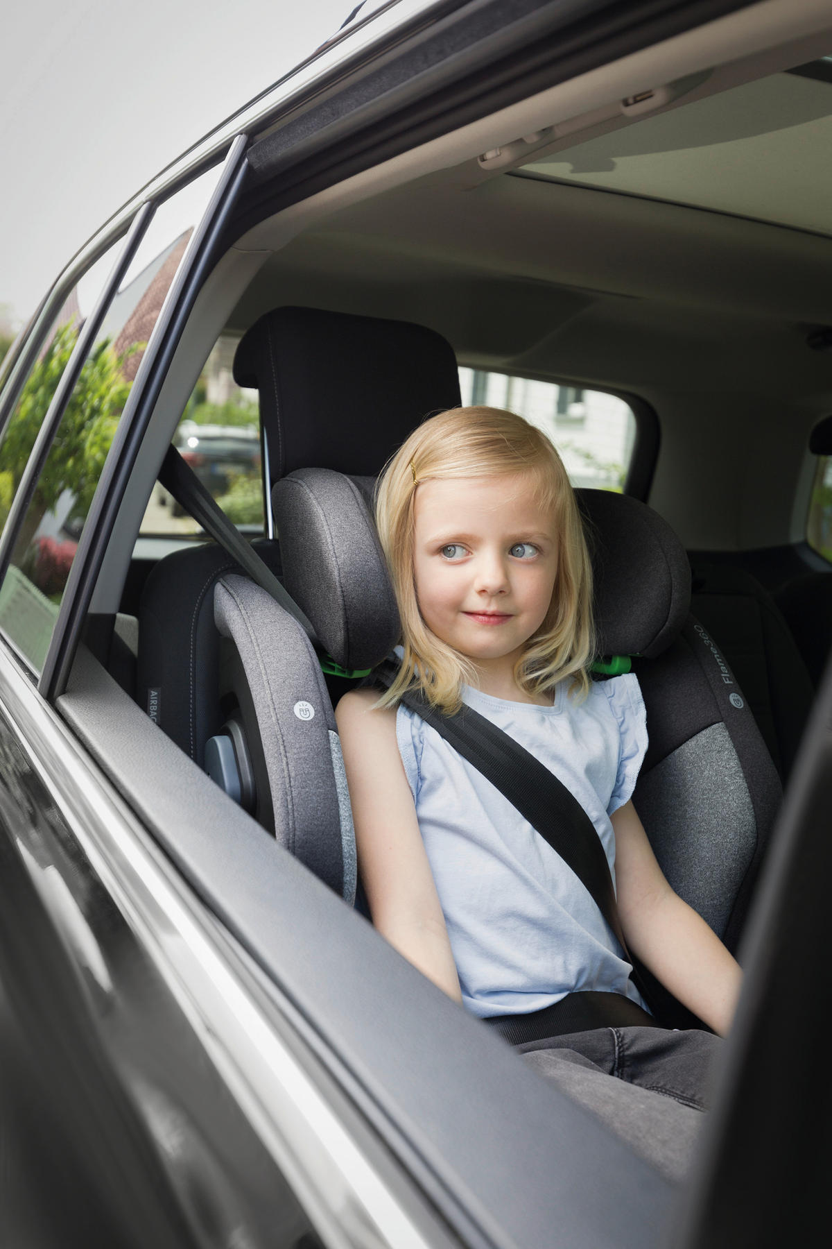 REBOARDER-KINDERSITZ FLAME360 ISOFIX  - Schwarz, Basics, Kunststoff/Textil (44/58/48cm) - Osann