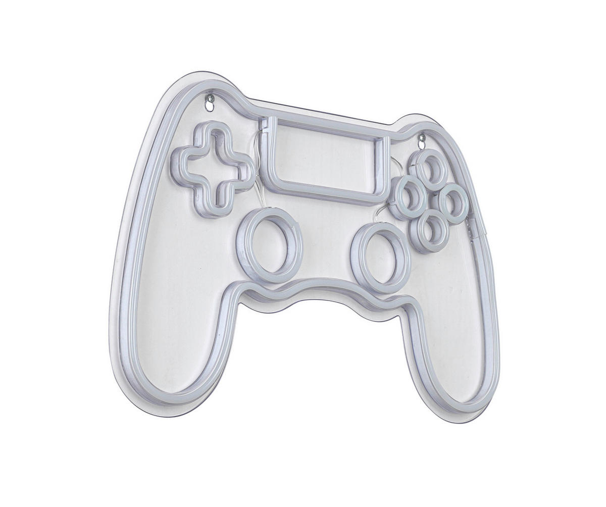 LED FALILÁMPA - áttetsző/fehér, Trend, műanyag (40/25/1,3cm) - Boxxx