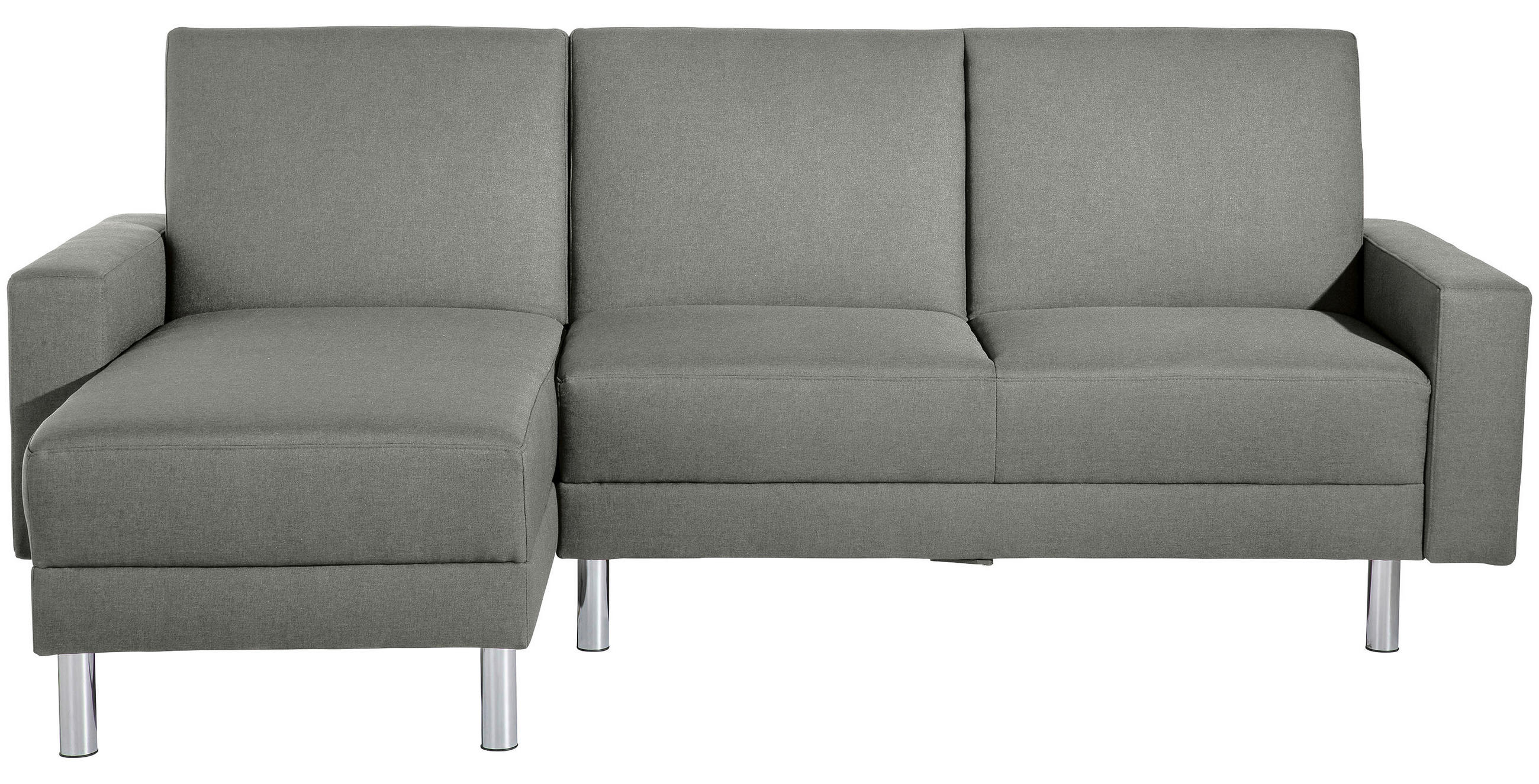 Ecksofa mit Schlaffunktion Just Fashion Hellgrau