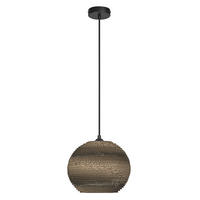 HÄNGELEUCHTE 26/127 cm   - Braun, Natur, Karton/Metall (26/127cm) - Osram