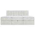 FAMILIENBETT - Creme/Schwarz, Design, Holzwerkstoff/Kunststoff (270/200cm) - Esposa
