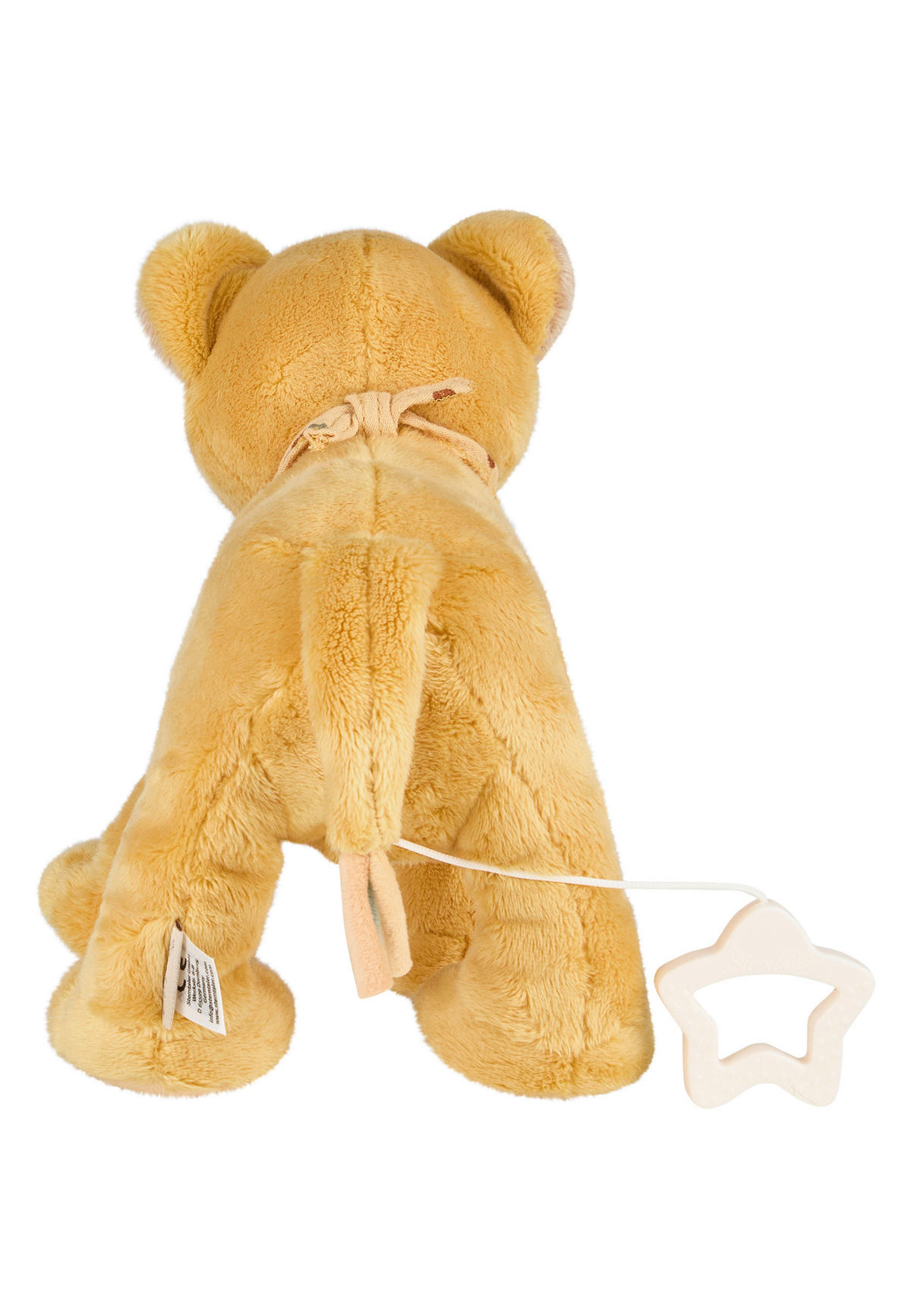 SPIELUHR Löwe Leo  - Hellgelb, Basics, Textil (22/25/9cm) - Sterntaler