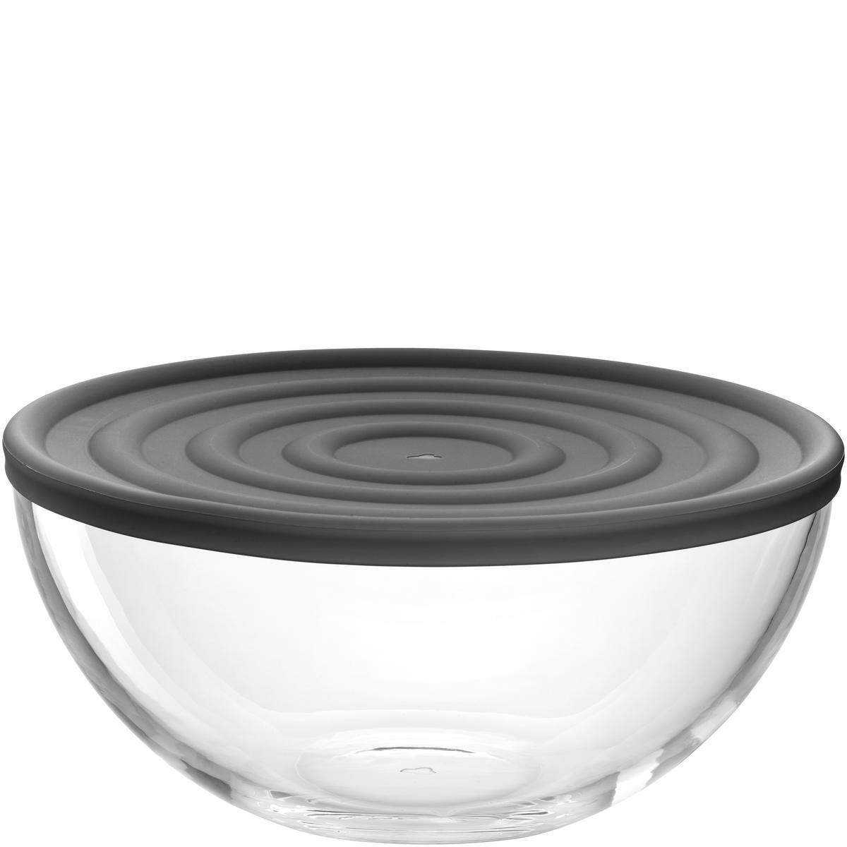 SCHALE CUCINA   - Klar/Grau, Basics, Glas/Kunststoff (28/14/28cm) - Leonardo