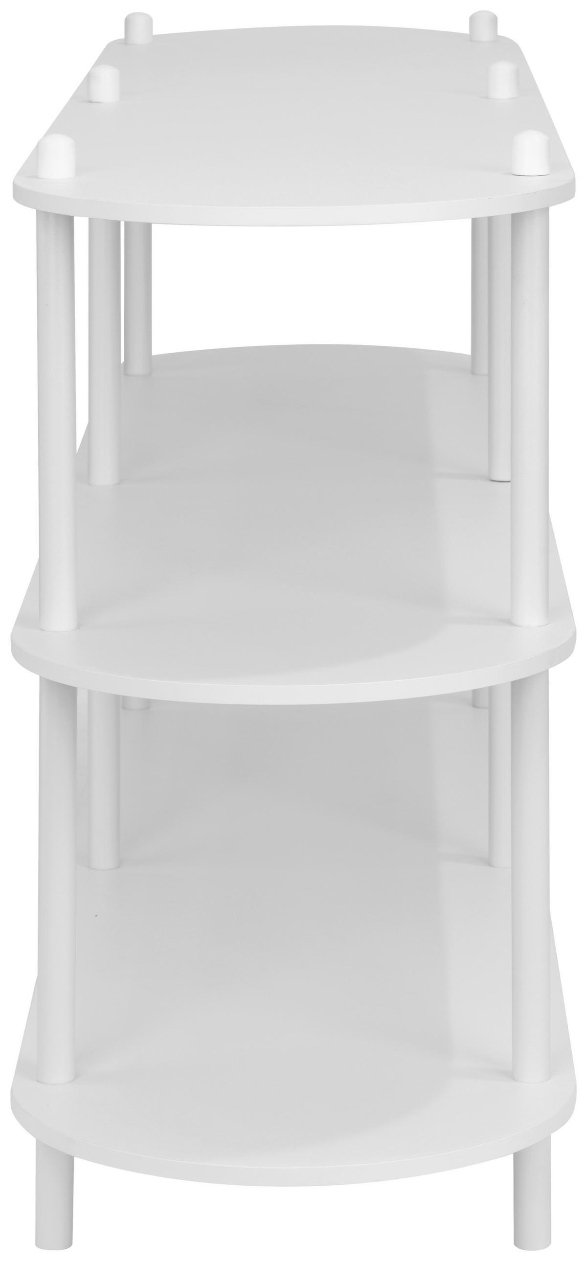 REGAL  160/70/38 cm Weiß  - Weiß, MODERN, Holzwerkstoff/Metall (160/70/38cm) - PBJ
